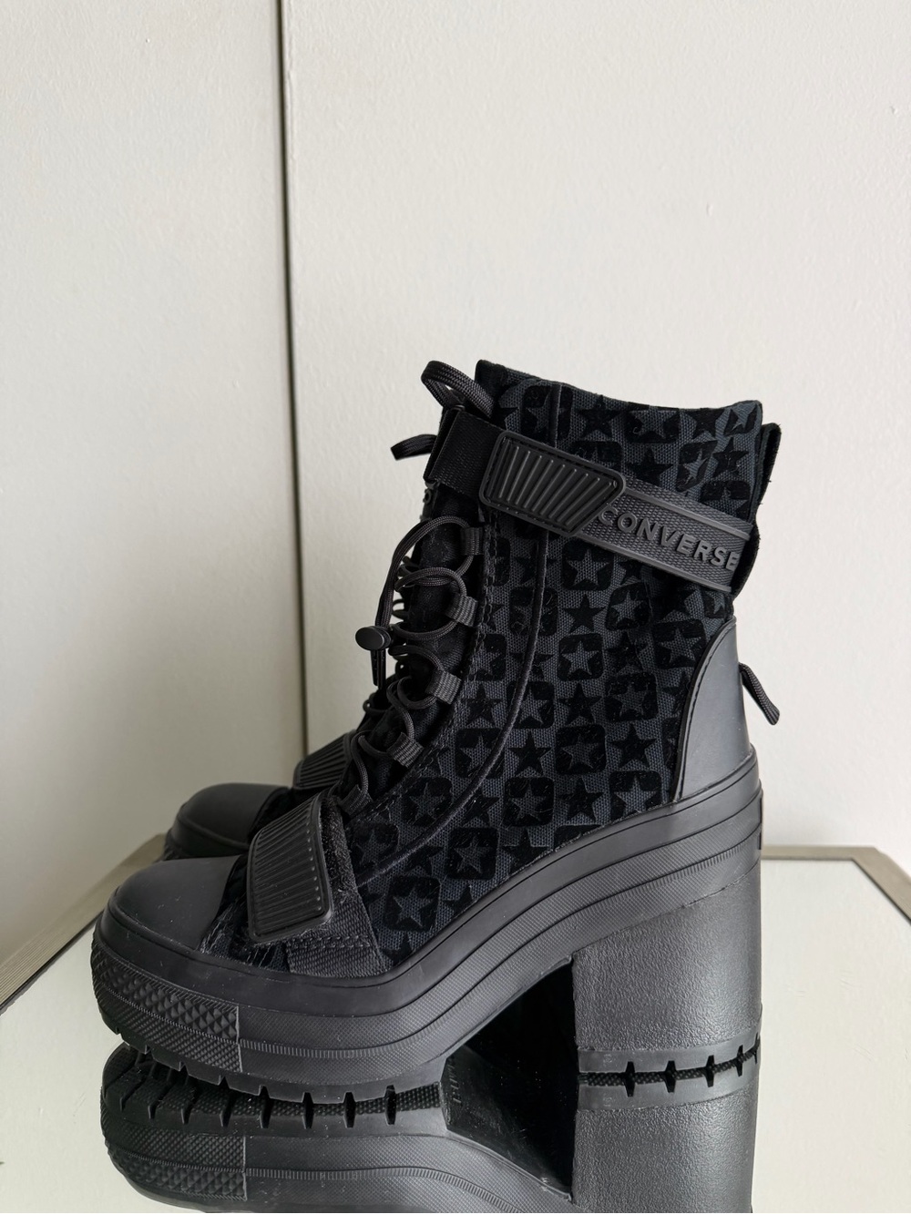 Converse Chuck Taylor All Star GR 82 XX Platform Lace-Up Heeled Boots - Picture 3 of 5